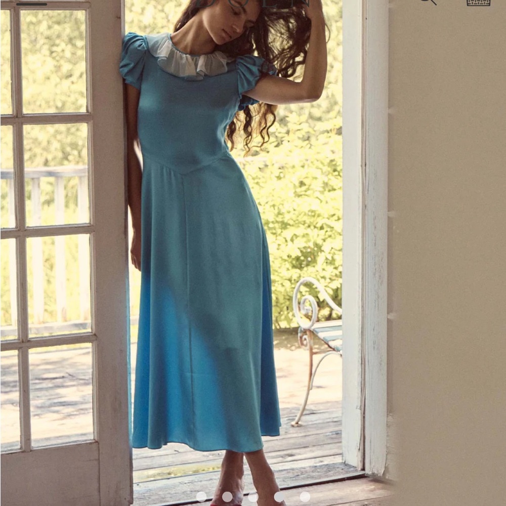 Doen Blue Dress XS beautiful orig $398 - worn once